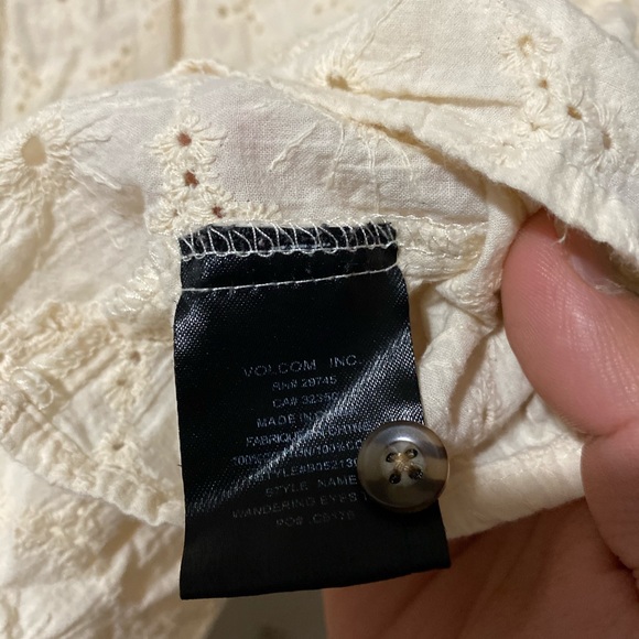 Volcom Eyelet Design Tank Top size S - Picture 6 of 7